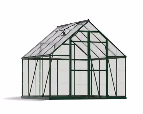 Palram Canopia Balance Greenhouse in Green with Polycarbonate Panels and Aluminium Frame – 1