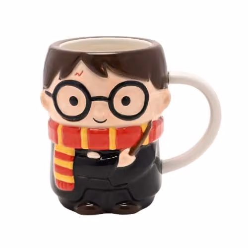 Warner Bros Harry Potter Back to Hogwarts 3D Ceramic Mug in Brown and Multicolour