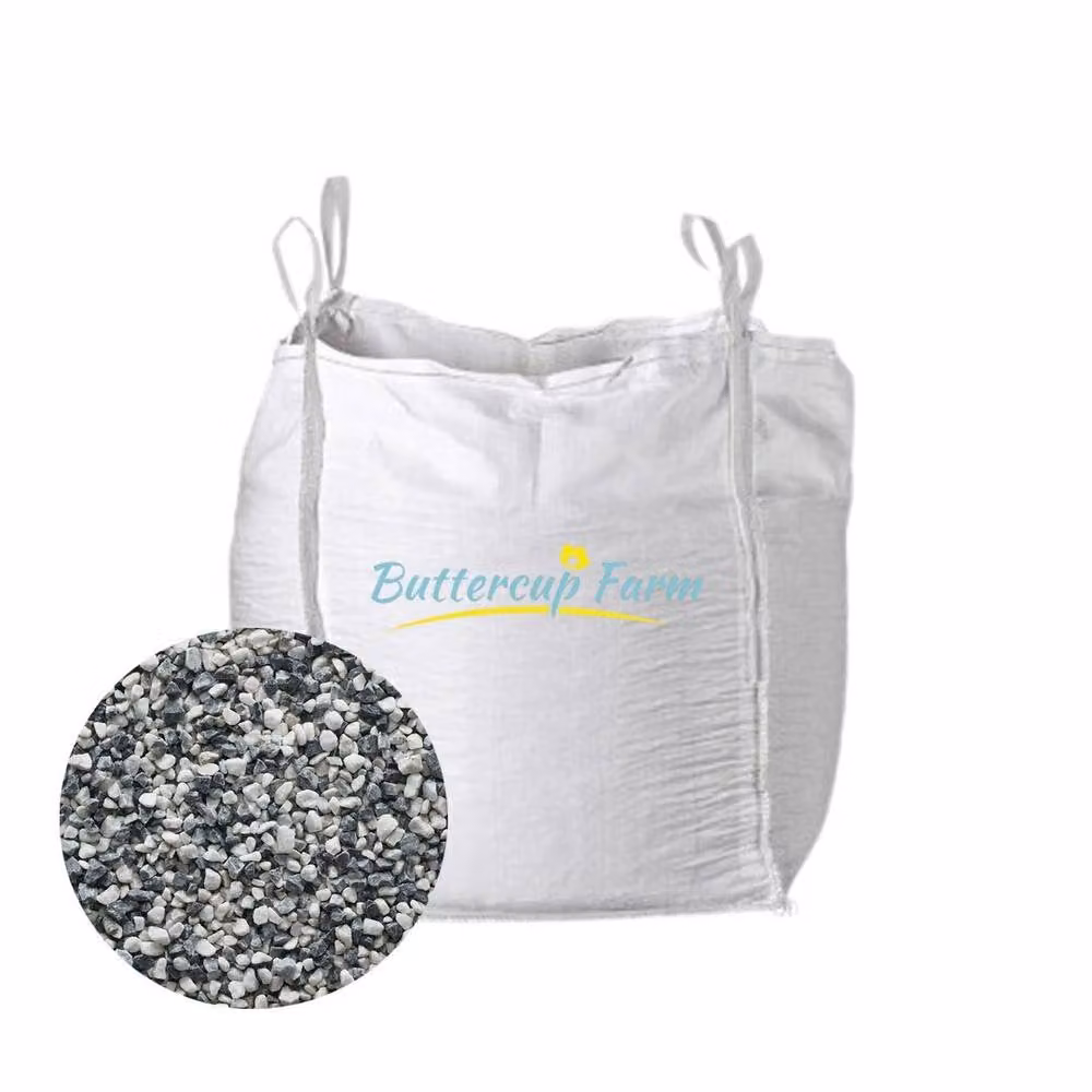 Buttercup Farm Grey and White Ornamental Garden Gravel Chippings, 850 kg – 2