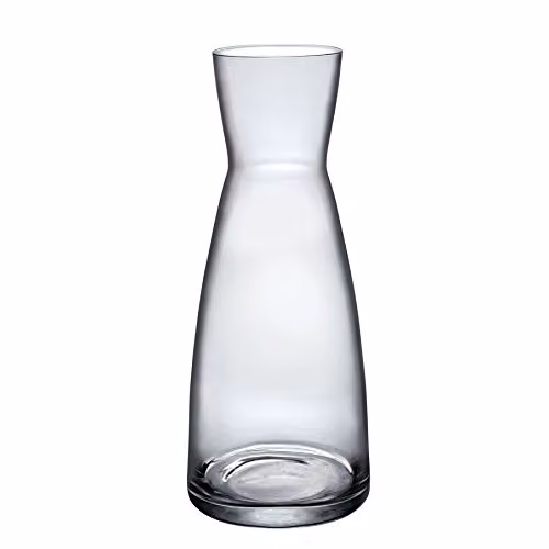 Bormioli Rocco Ypsilon Glass Carafe, Transparent, 1.08 l