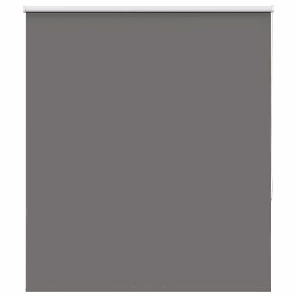 Berkfield Home Grey Blackout Roller Blind, Thermal Insulating Polyester Fabric, W: 140 cm, H: 130 cm – 2