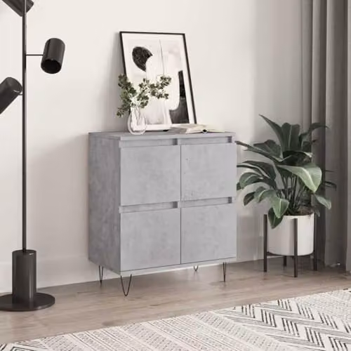 vidaXL Industrial Sideboard in Grey, W/D/H: 60 x 35 x 70 cm – 2