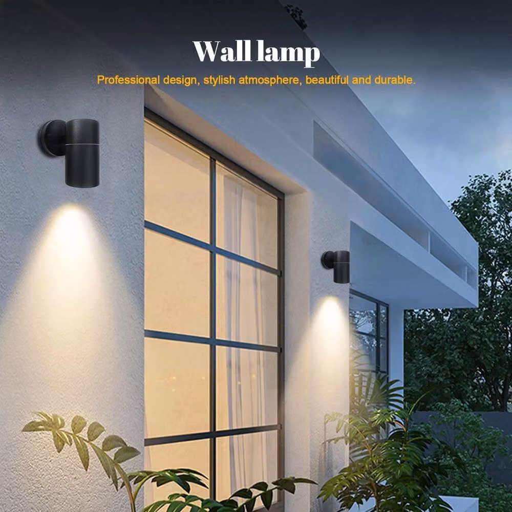 Kelvenix Black Ordinary Outdoor Wall Light with PIR Motion Sensor and GU10 Socket – 3