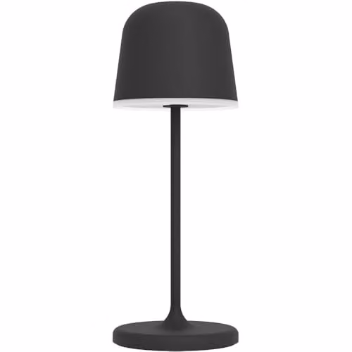 Loops Modern Black LED Table Lamp with Dimmable Touch Control and Included Bulb – 1