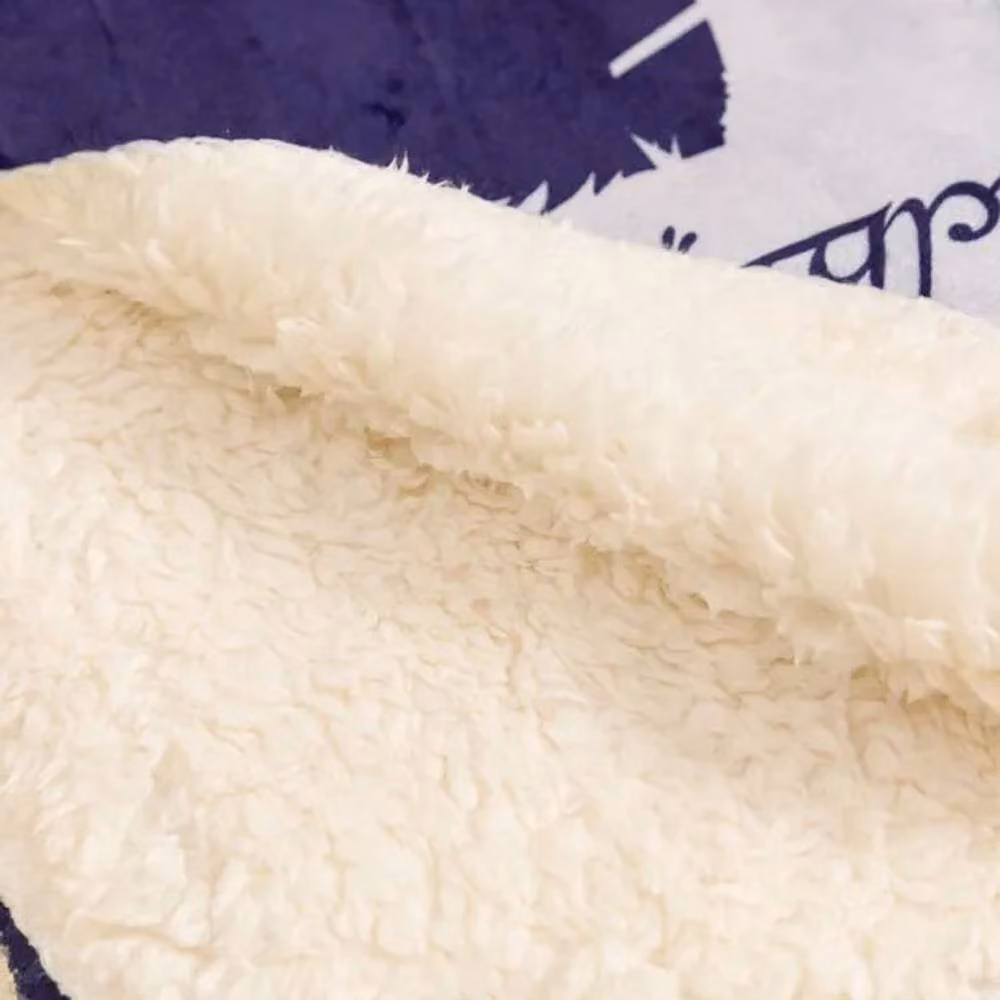 The Lord of the Rings Door of Durin Fluffy Fleece Blanket in Dark Blue, W/D/H: 152 x 127 x 1 cm – 2