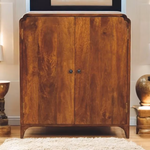 Artisan Furniture Newton Mango Wood Cabinet in Brown