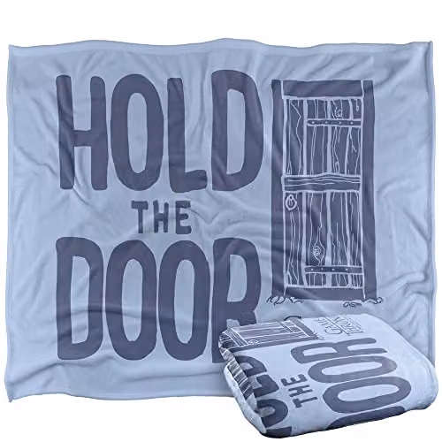 LOGOVISION Game of Thrones Hodor Super Soft Fleece Throw Blanket, W/D/H: 152 x 127 cm, White/Multicolour – 1