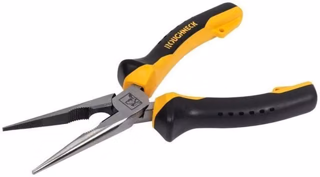 Roughneck Long Nose Pliers in Hardened Steel, Multi Colour
