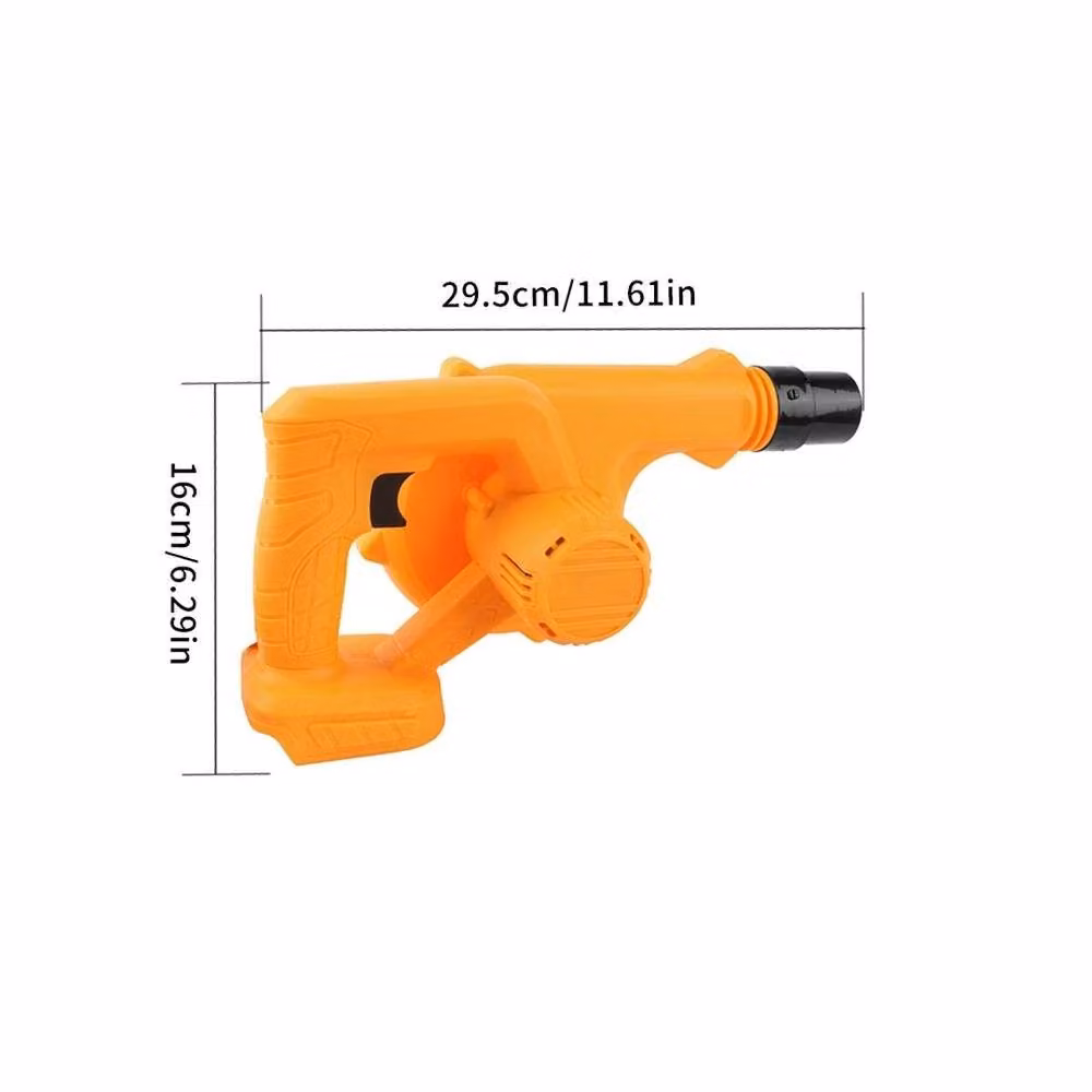 EONLION 2-in-1 Electric Cordless Leaf Blower with Rechargeable Battery, Orange – 2