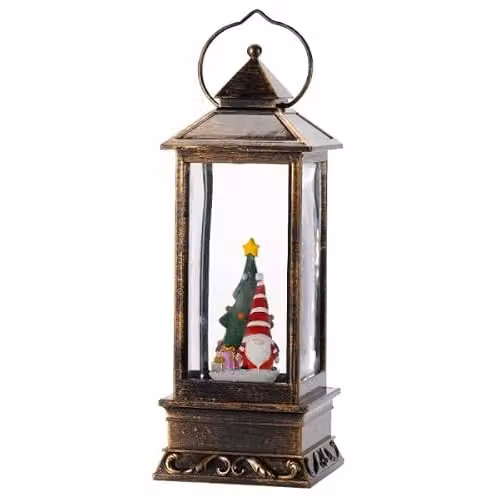 Smart Garden Products Three Kings Christmas Metal LED Water Spinner Glitter Snow Globe Lantern, Multicolour, Height: 29 cm – 2
