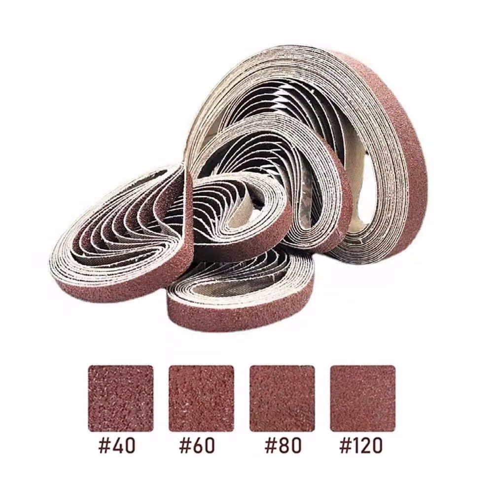 SPETLEK 40 Piece Brown Sanding Belts, 13mm x 457mm – 4
