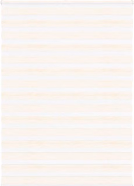 Berkfield Home Zebra Blind in Marble Beige, Polyester Fabric, W: 160 cm, H: 230 cm