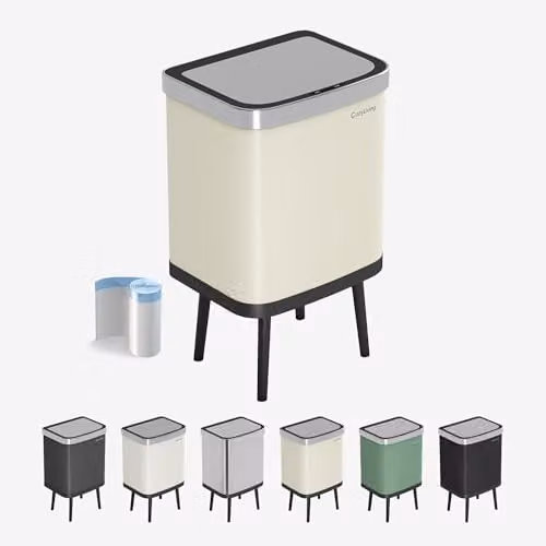 MCC Direct Smart Sensor Motion Activated Kitchen Waste Bin, 35L, Beige – 1