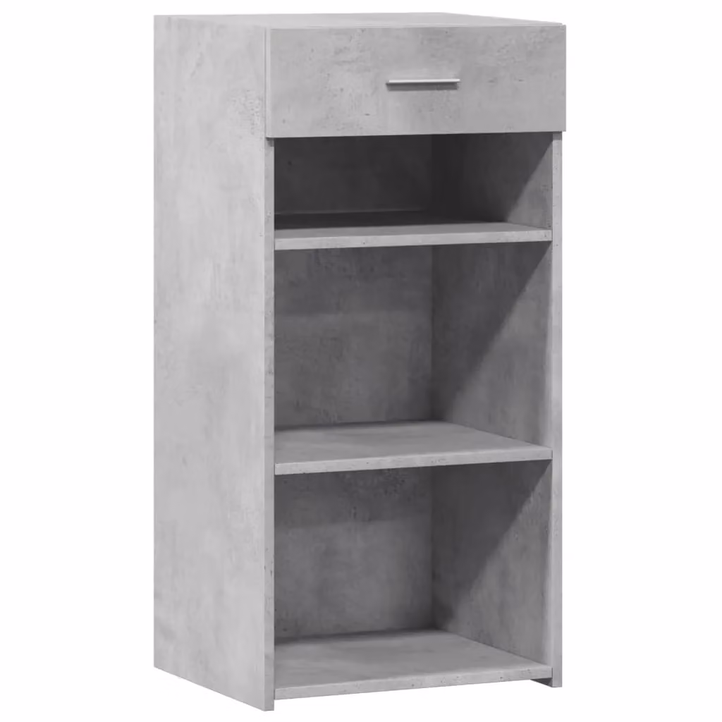 Berkfield Home Modern Sideboard in Concrete Grey, W: 45 cm, D: 42.5 cm, H: 93 cm – 2