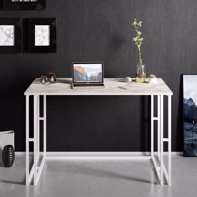Decorotika Modern White Computer Desk