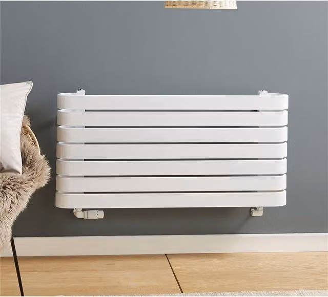 Clifton White Horizontal Bathroom Towel Radiator H 500mm x W 600mm