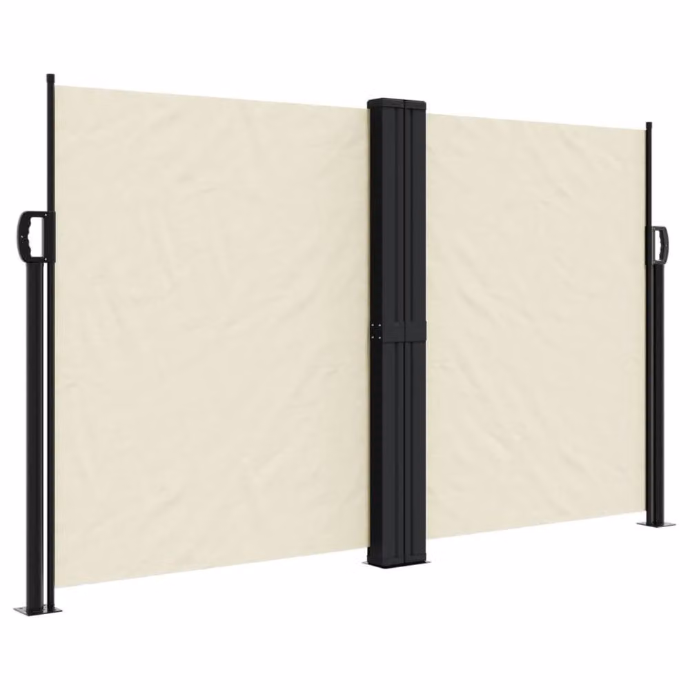 Berkfield Home Retractable Side Awning in Beige Polyester, W/H: 600 x 140 cm – 2
