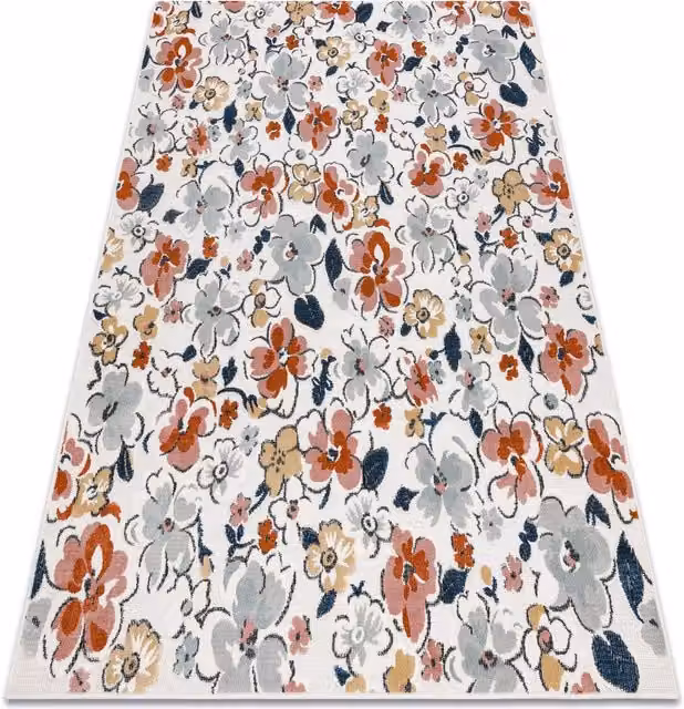RugsX Botanic Floral Rug in Beige and Multicolour, W: 157 cm, D: 220 cm