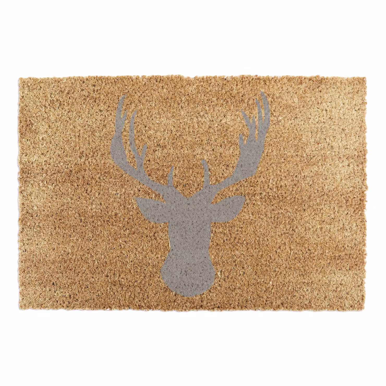 Artsy Mats Country Home Stagshead Extra Large Grey and Beige Coir Doormat, W: 90 cm, D: 60 cm – 2