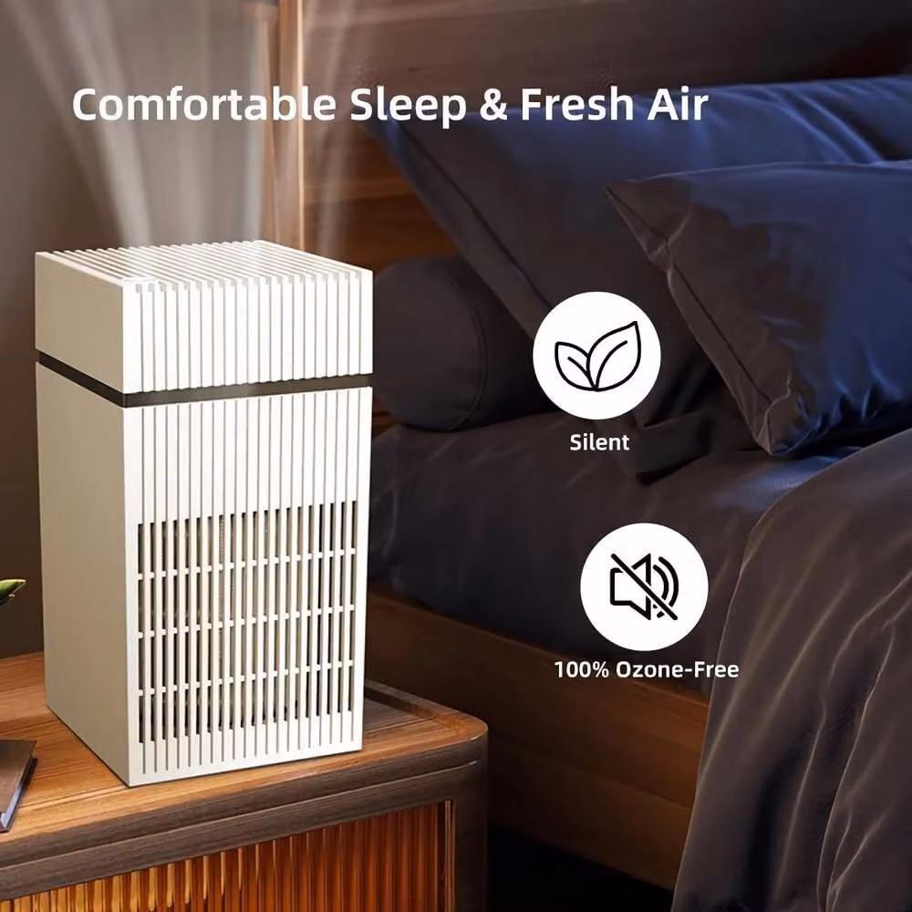 FLAVORA White HEPA Air Purifier for Large Rooms – 2