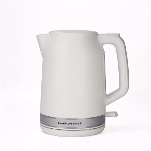 Hamilton Beach Ella Electric Kettle with Auto Shut Off, 1.7 l, White – 1