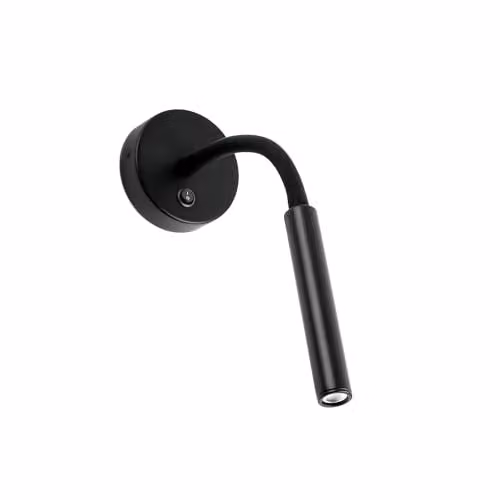 Netlighting Kale Black Metal LED Adjustable Indoor Wall Reading Lamp – 1
