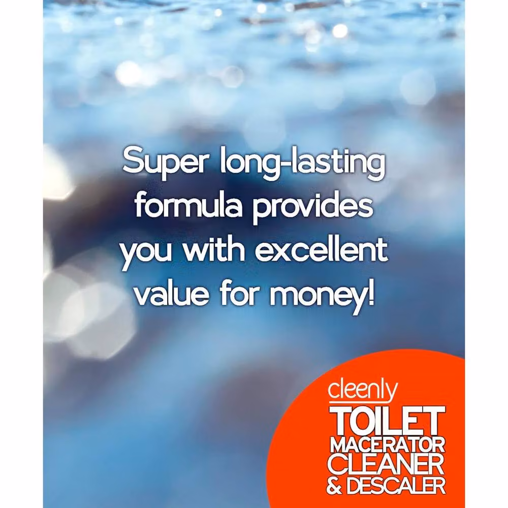 Cleenly Toilet Macerator Cleaner and Descaler, Super Concentrated, 5 l – 2