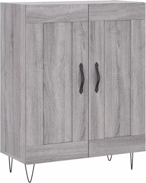 Berkfield Home Grey Sonoma Sideboard in Engineered Wood W/D/H: 69.5 x 34 x 90 cm – 1