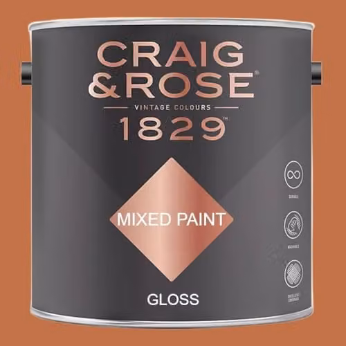 Craig & Rose 1829 Gloss Paint Stop in Russet, 2.5 l