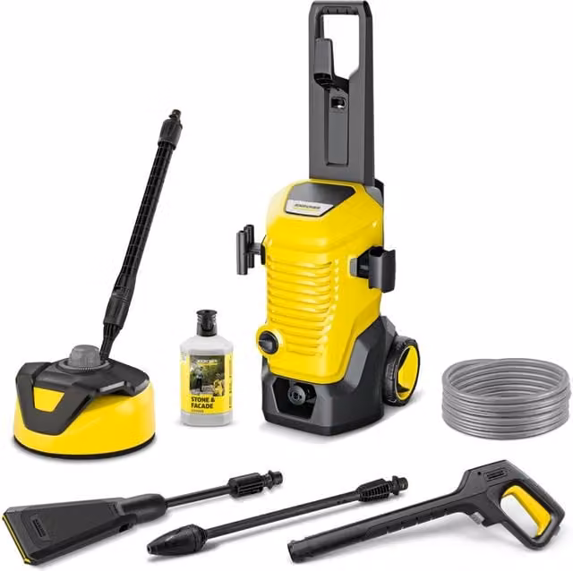 Kärcher K 5 WCM Flex eco!Booster Home Pressure Washer, Yellow