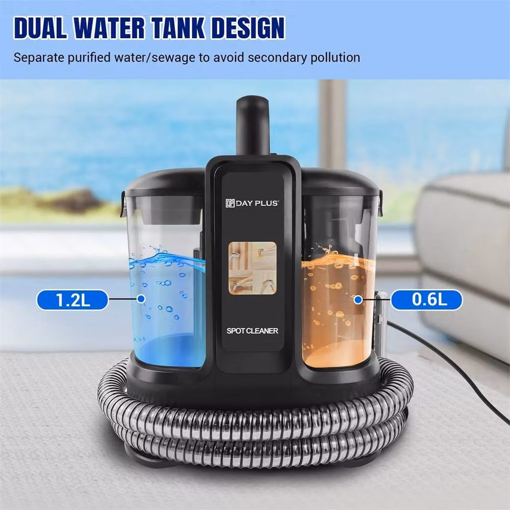 Nordara Handheld Carpet and Sofa Stain Cleaner, 450W, 13500Pa, Black – 4