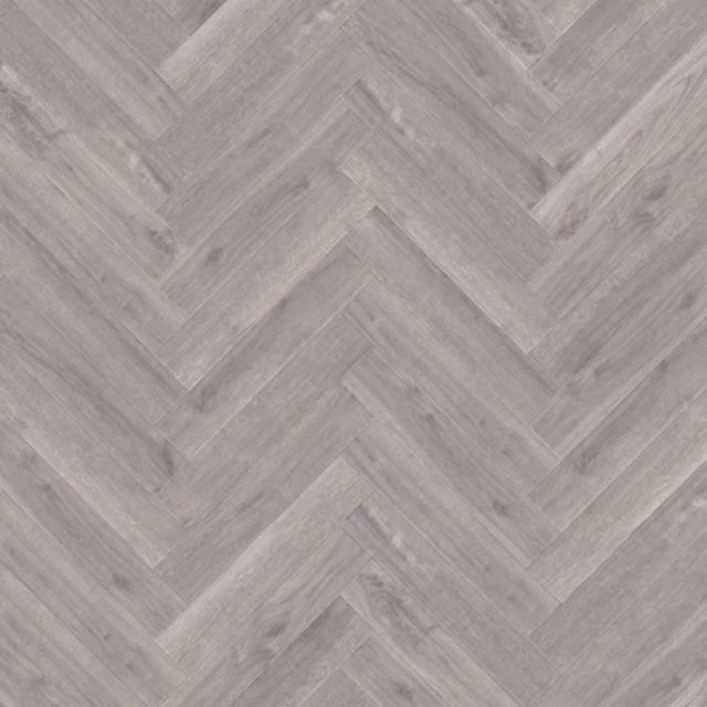 AlvHer Dark Grey Wood Effect Herringbone Luxury Vinyl Tile Glue Down 2.5mm LVT