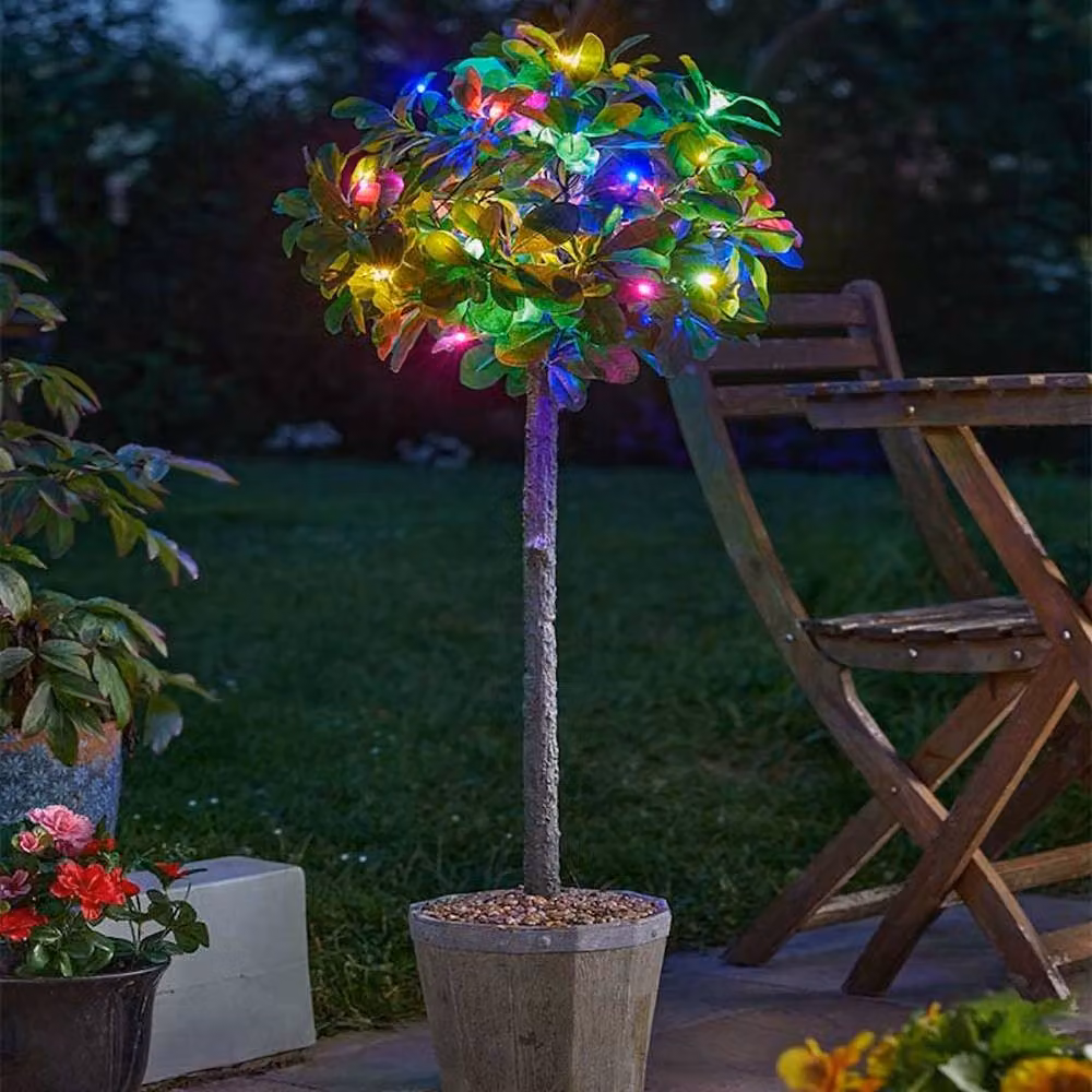 Smart Garden Products Solar Powered Multicoloured LED String Lights with 50 Bulbs – 2