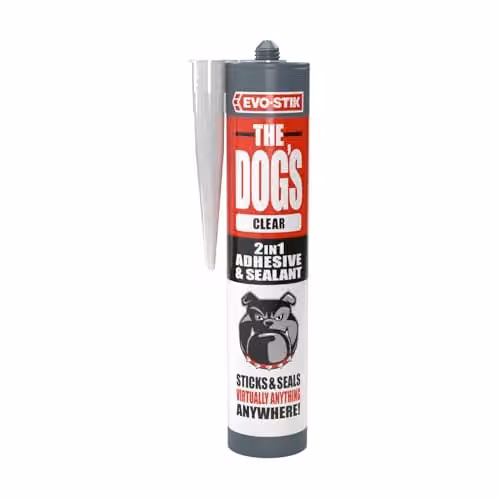 Evo-Stik Multipurpose MS Polymer Adhesive and Sealant, Transparent, 290ml