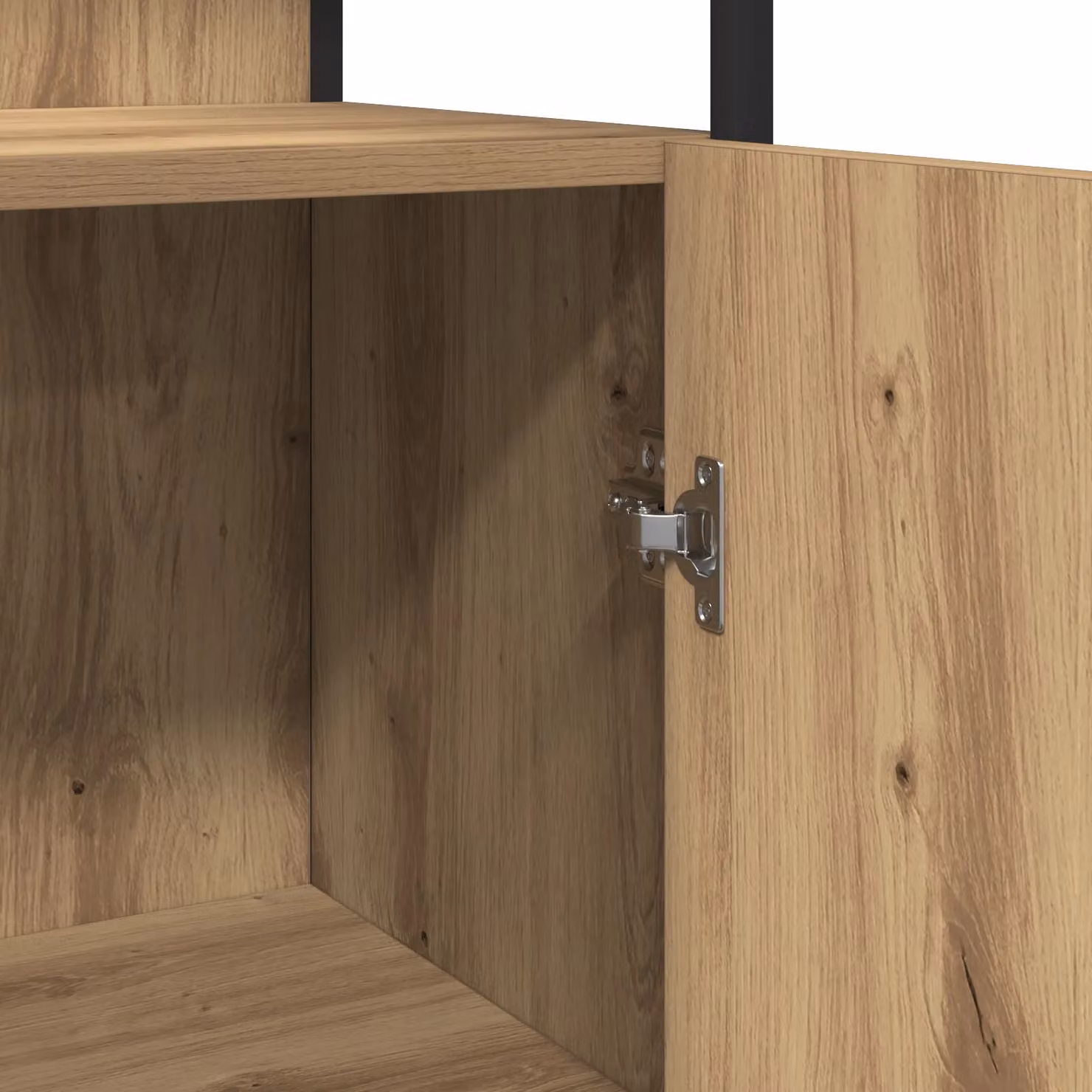 Berkfield Home Artisan Oak Bathroom Cabinet in Brown, W/D/H: 33 x 33 x 185.5 cm – 3