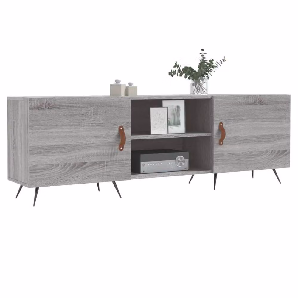Berkfield Home Grey Sonoma TV Cabinet W/D/H: 150 x 30 x 50 cm – 3