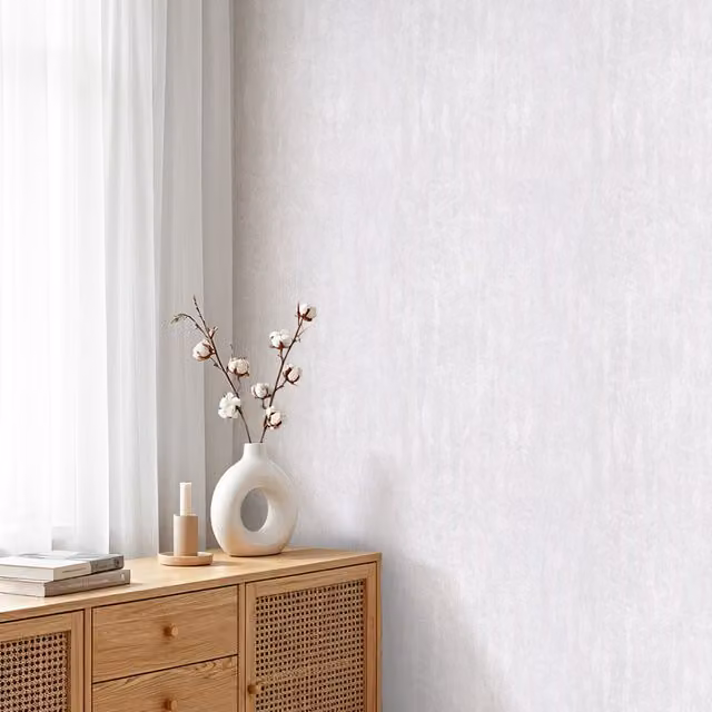 Lifeideas 3D Embossed Pearlescent Non-Woven Wallpaper in Grey, Abstract Modern Style