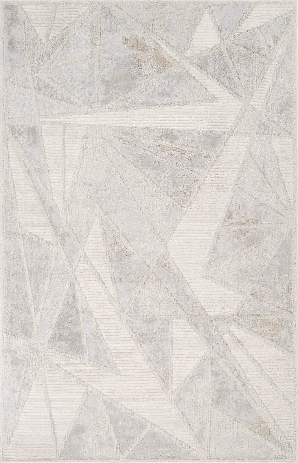 Desire Rugs Mabel Modern Abstract Geometric Area Rug in Stone, Sand, Beige and Grey, W: 120 cm, L: 170 cm – 2