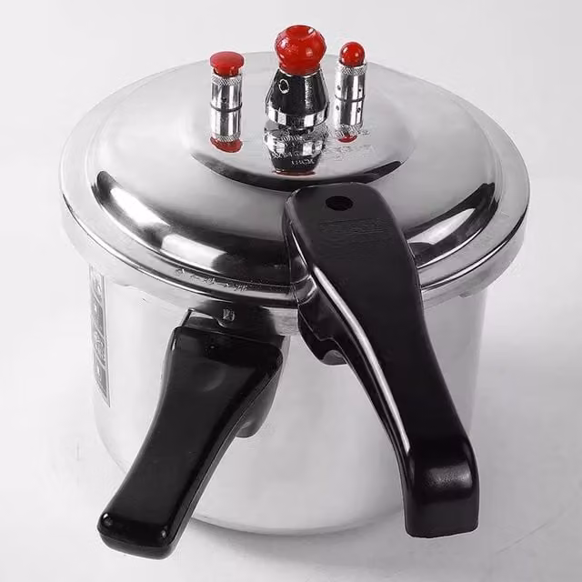 Kelvenix 9 l Aluminium Pressure Cooker in Silver – 1