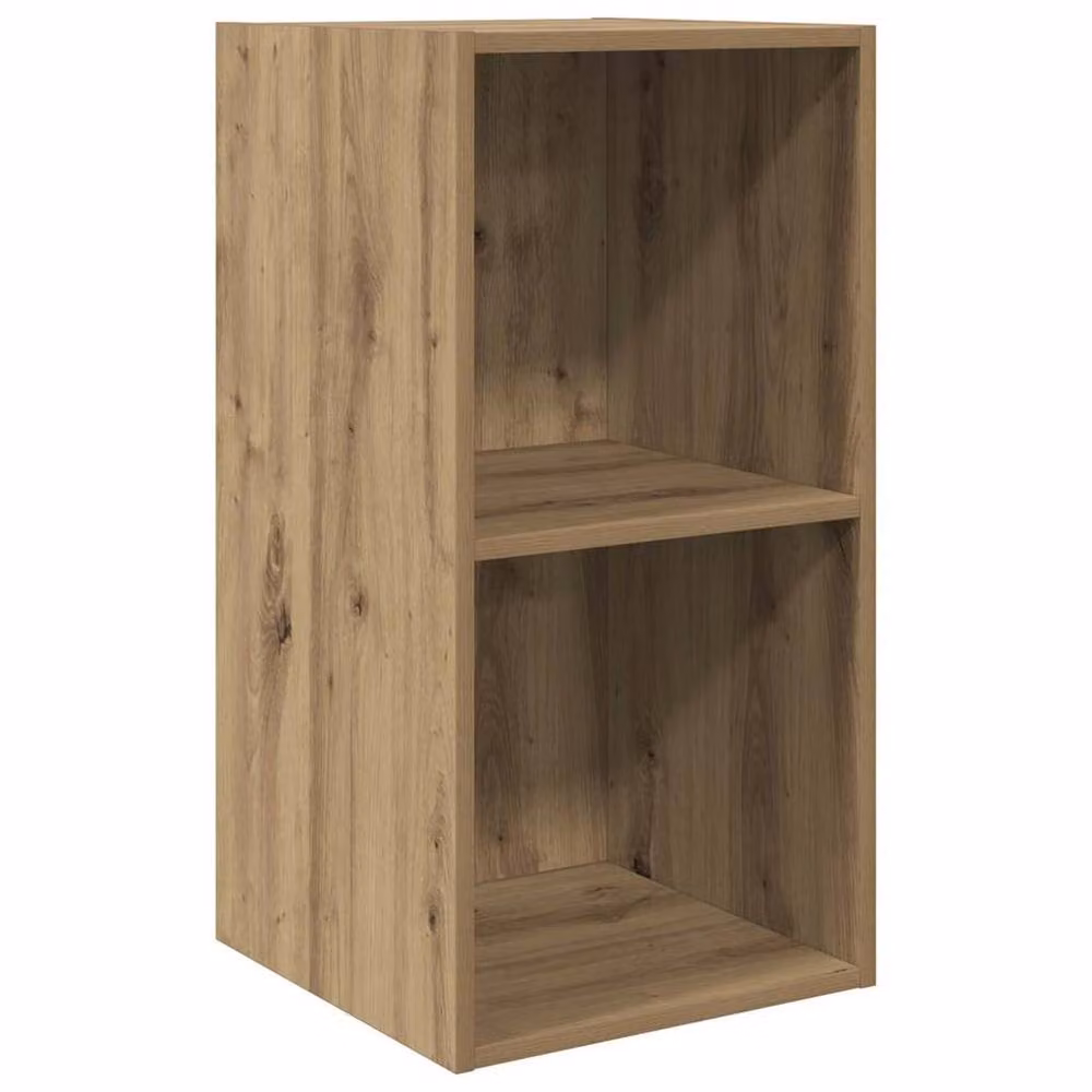 Berkfield Home 4-Piece Wall-Mounted Storage Unit in Artisan Oak Brown Engineered Wood – 4