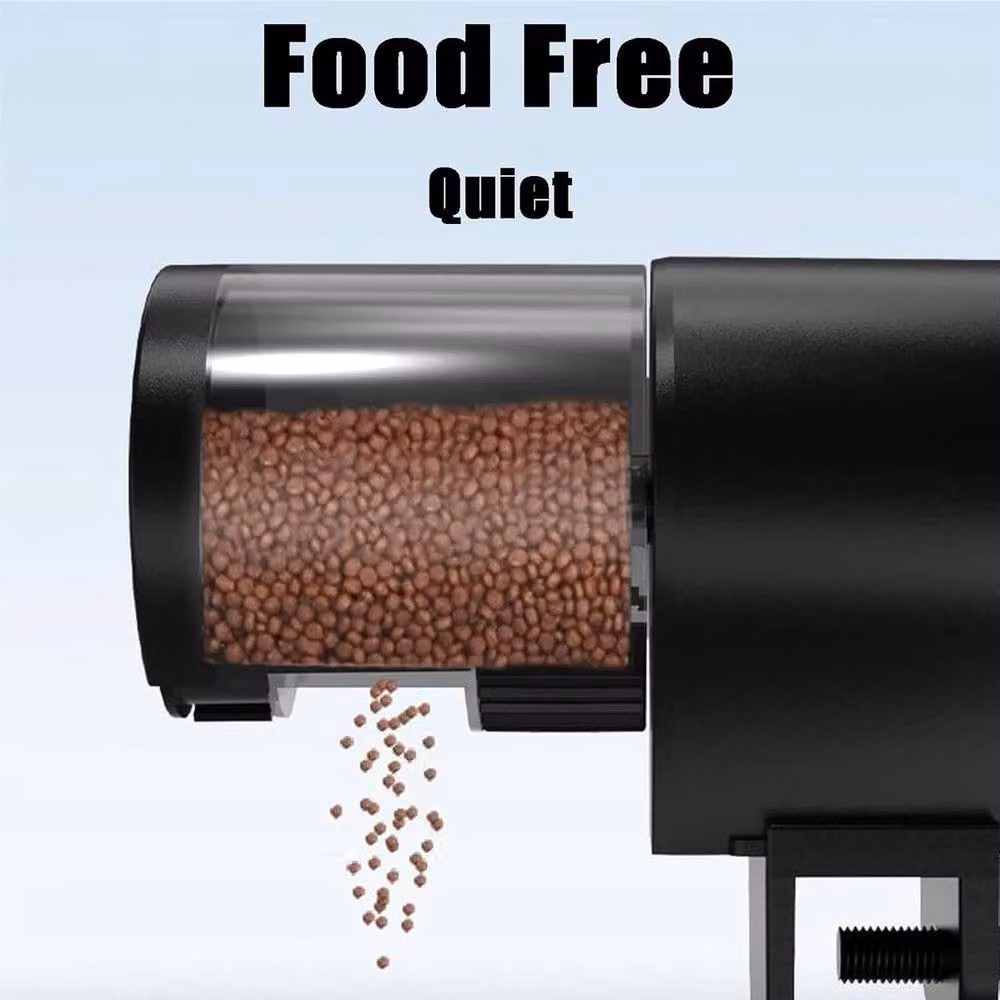 FLAVORA Smart Auto Food Dispenser with Feeding Timer for Aquarium Tanks, Black – 2