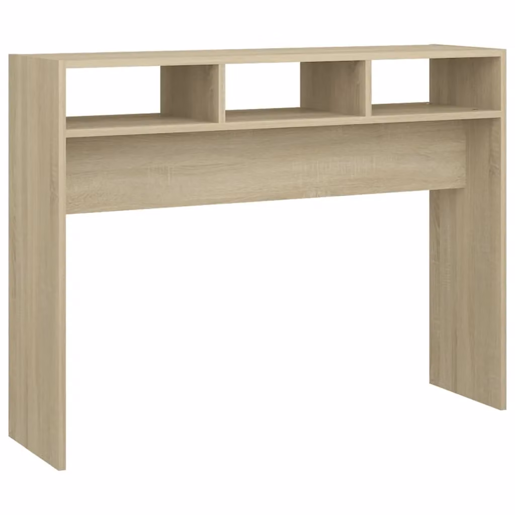 Berkfield Home Sonoma Oak Console Table in Brown, W/D/H: 105 x 30 x 80 cm – 2