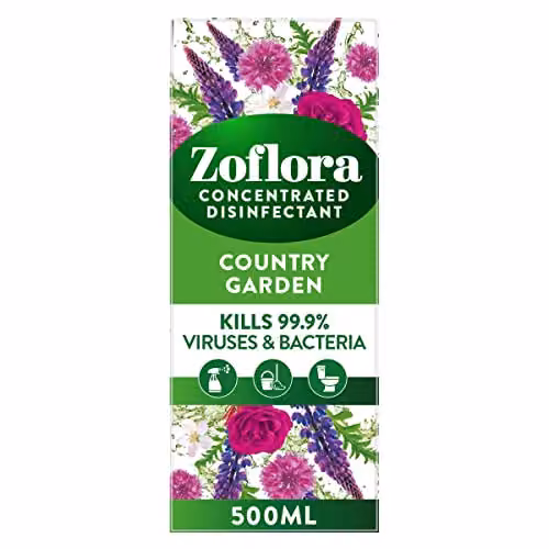 Zoflora Concentrated Multipurpose Disinfectant, White, 480ml – 2