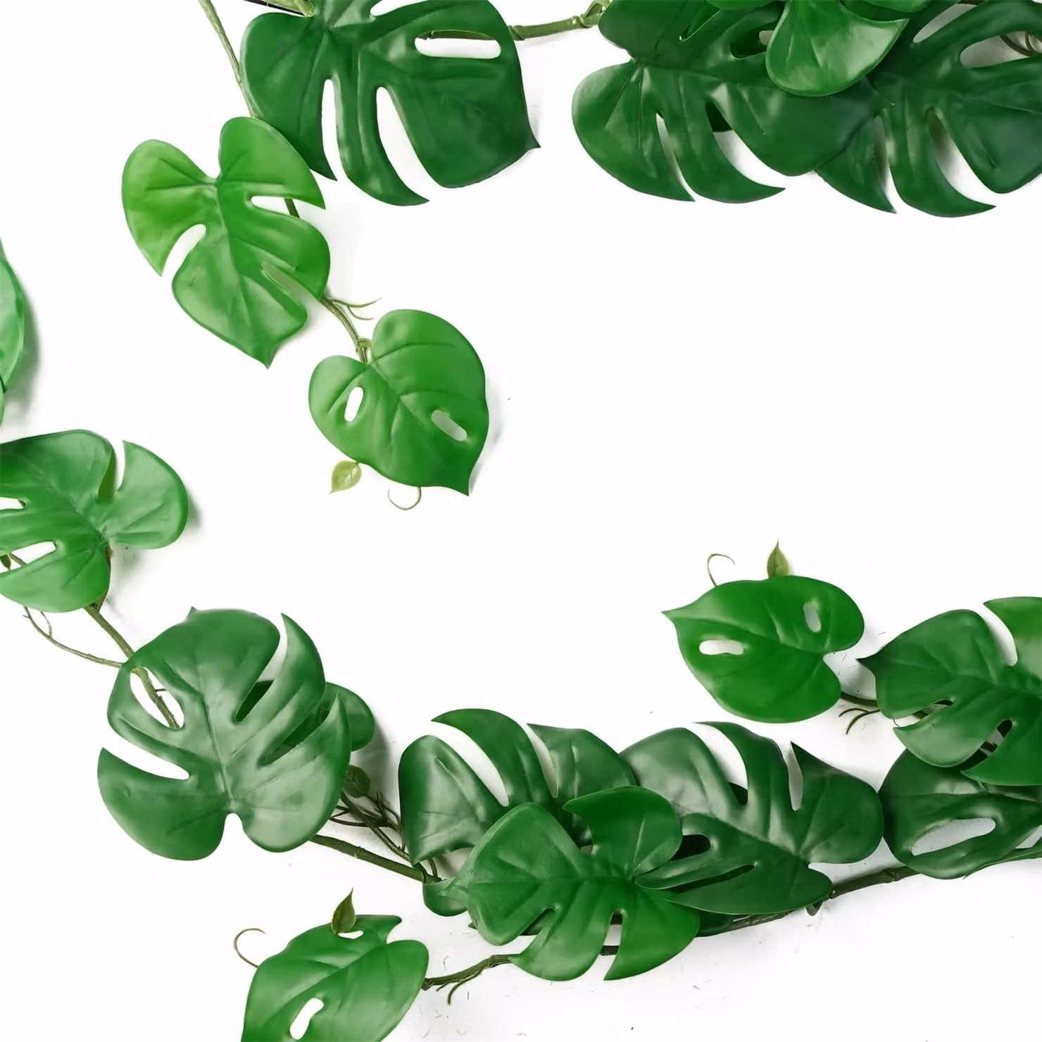 Leaf UK Green Artificial Trailing Hanging Monstera Plant, Height: 180 cm – 5