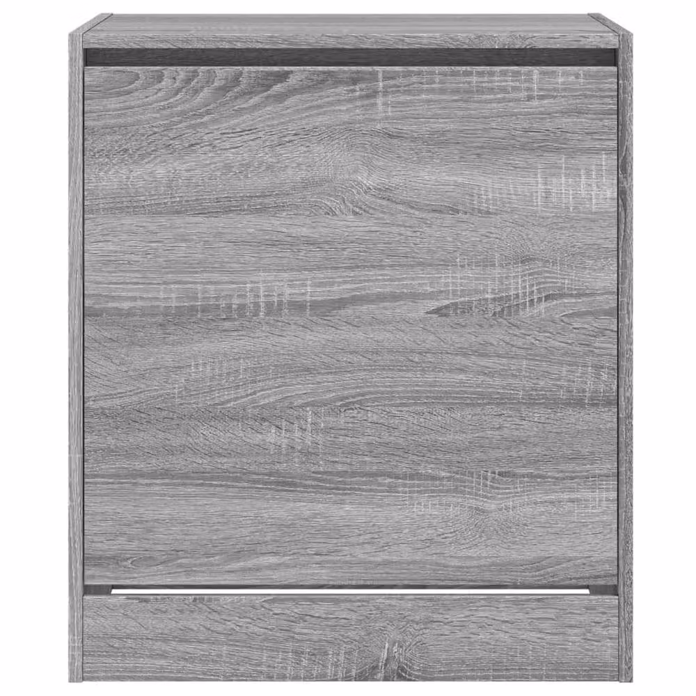 Berkfield Home Grey Sonoma Shoe Cabinet with Tilting Compartments W/D/H: 60 x 42 x 69 cm – 2