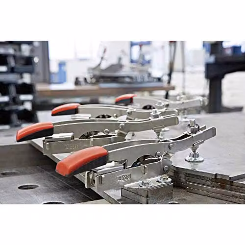 Bessey STC-HH70 Self-Adjusting Horizontal Toggle Clamp, Grey and Red – 2