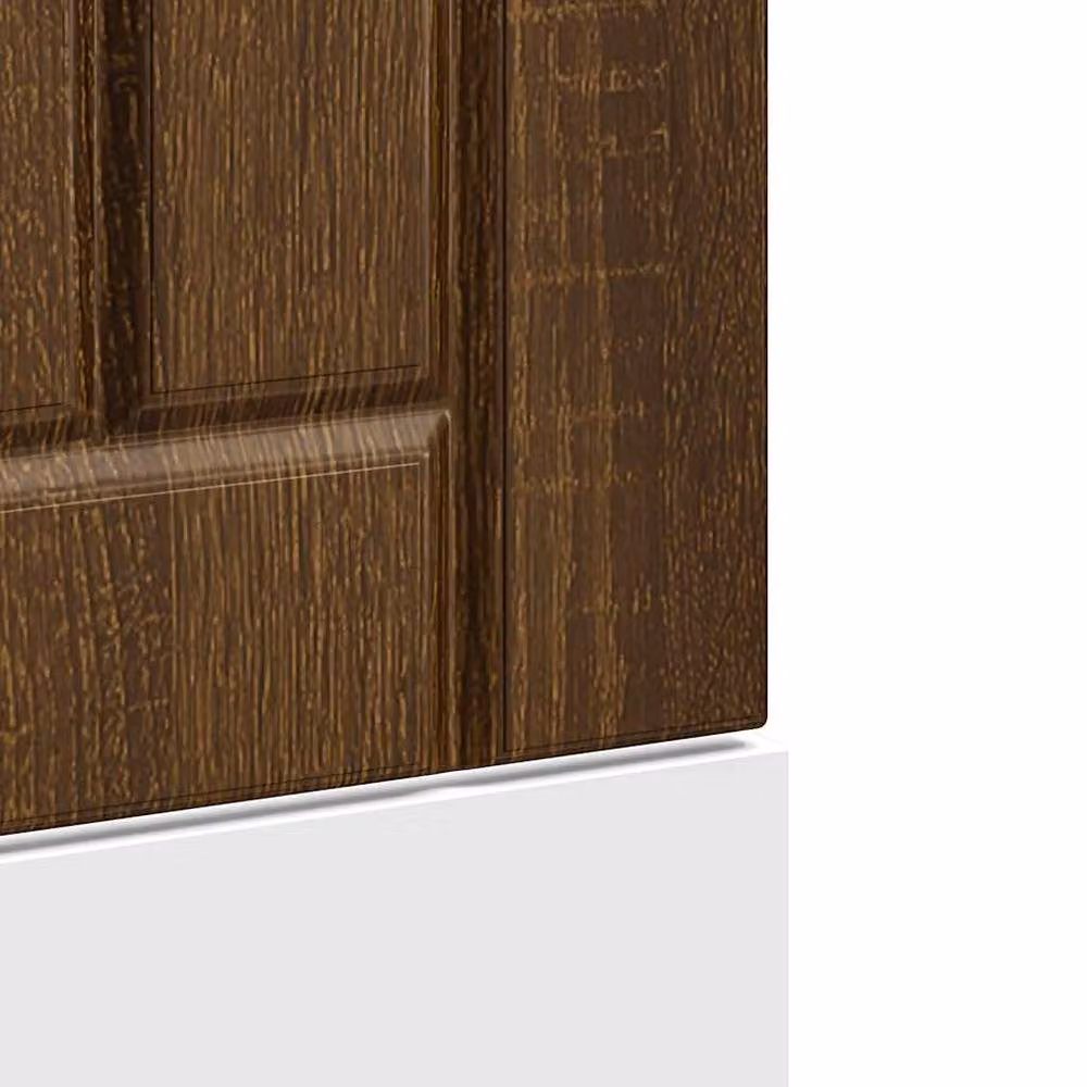 Berkfield Home Lucca Dishwasher Panel in Brown Oak Engineered Wood – 4