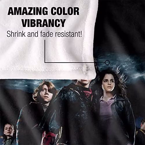 LOGOVISION Harry Potter Goblet of Fire Poster Fleece Throw Blanket, Multicolour and White, W/D/H: 152 x 127 cm – 3