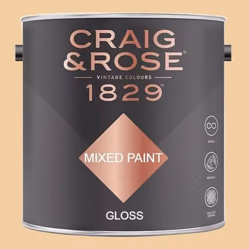 Craig & Rose 1829 Gloss Paint Stop in Beauvais Cream, 2.5 l