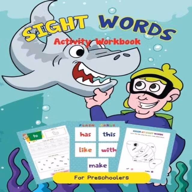 Beth Costanzo Site Words Activity Workbook for K-1st Grade Reading Success, Multicolour